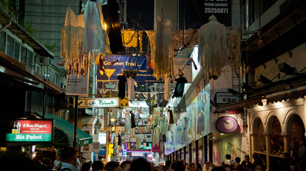 Hong Kong Famous Bar Street - Lan Kwai Fong